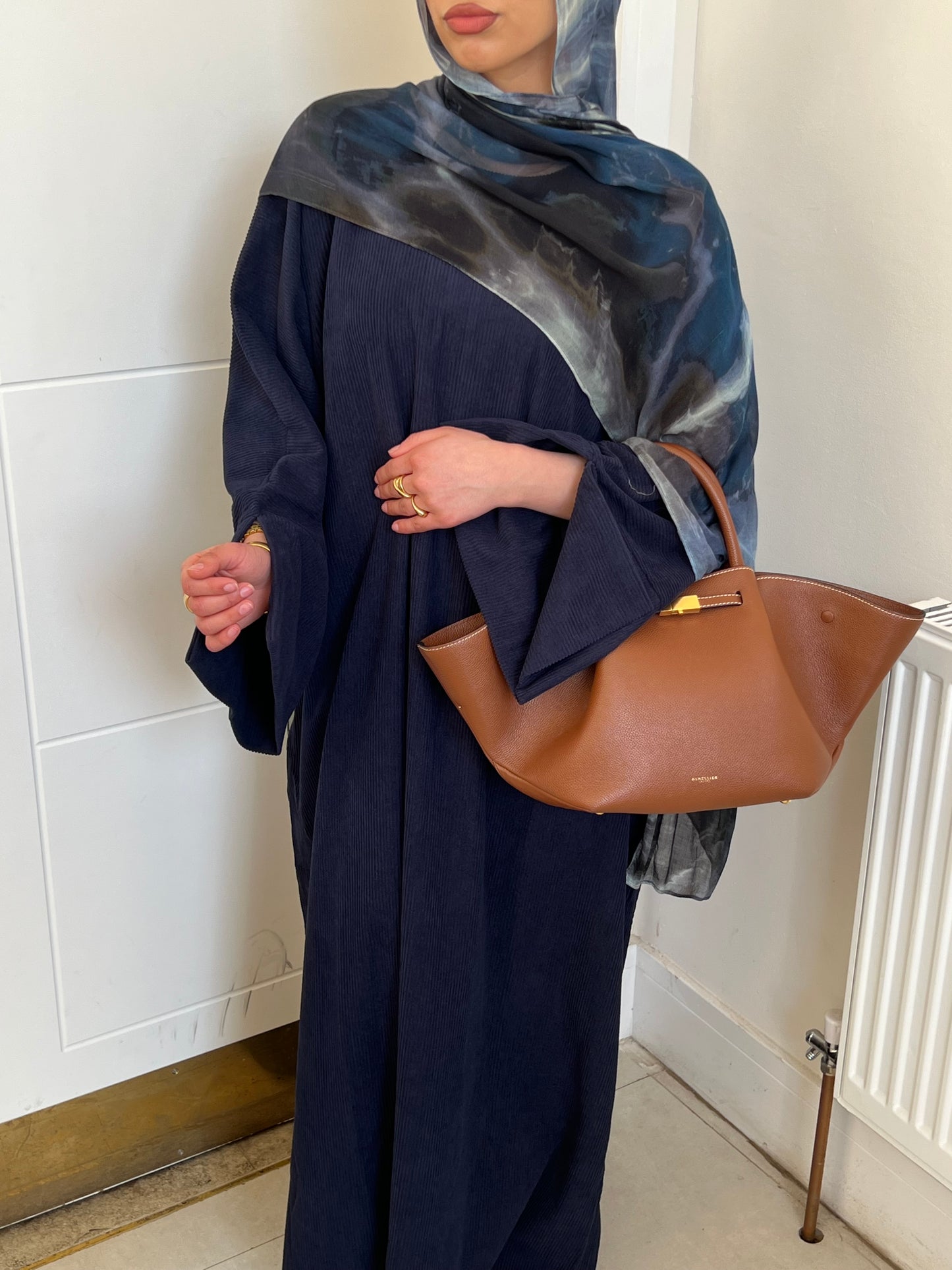 Corduroy abaya